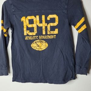 Athletic Works Kids Long Sleeve Shirt - Blue and Yellow